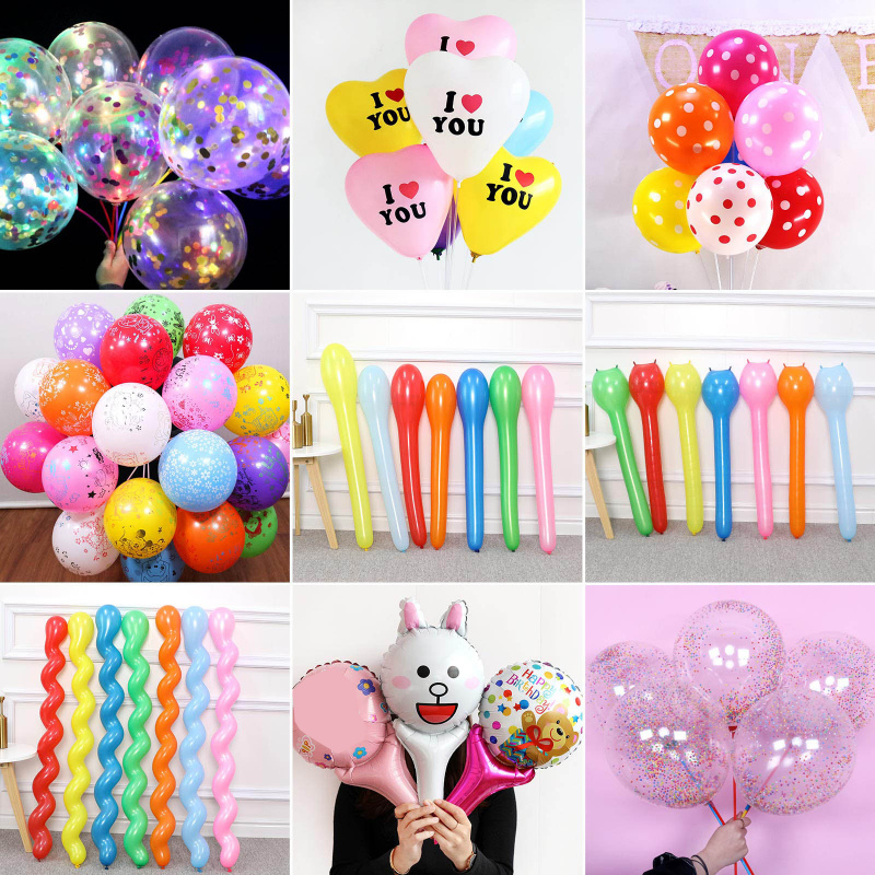 Cartoon Animal Duck Rabbit Hel - Balloon Pump Hand recension och pris