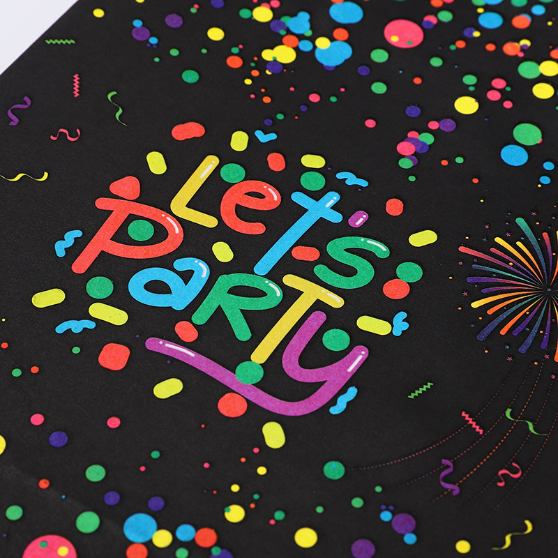 Glow In Dark Paper Gift Bag Ne - Let'S Party Event Supply recension och pris