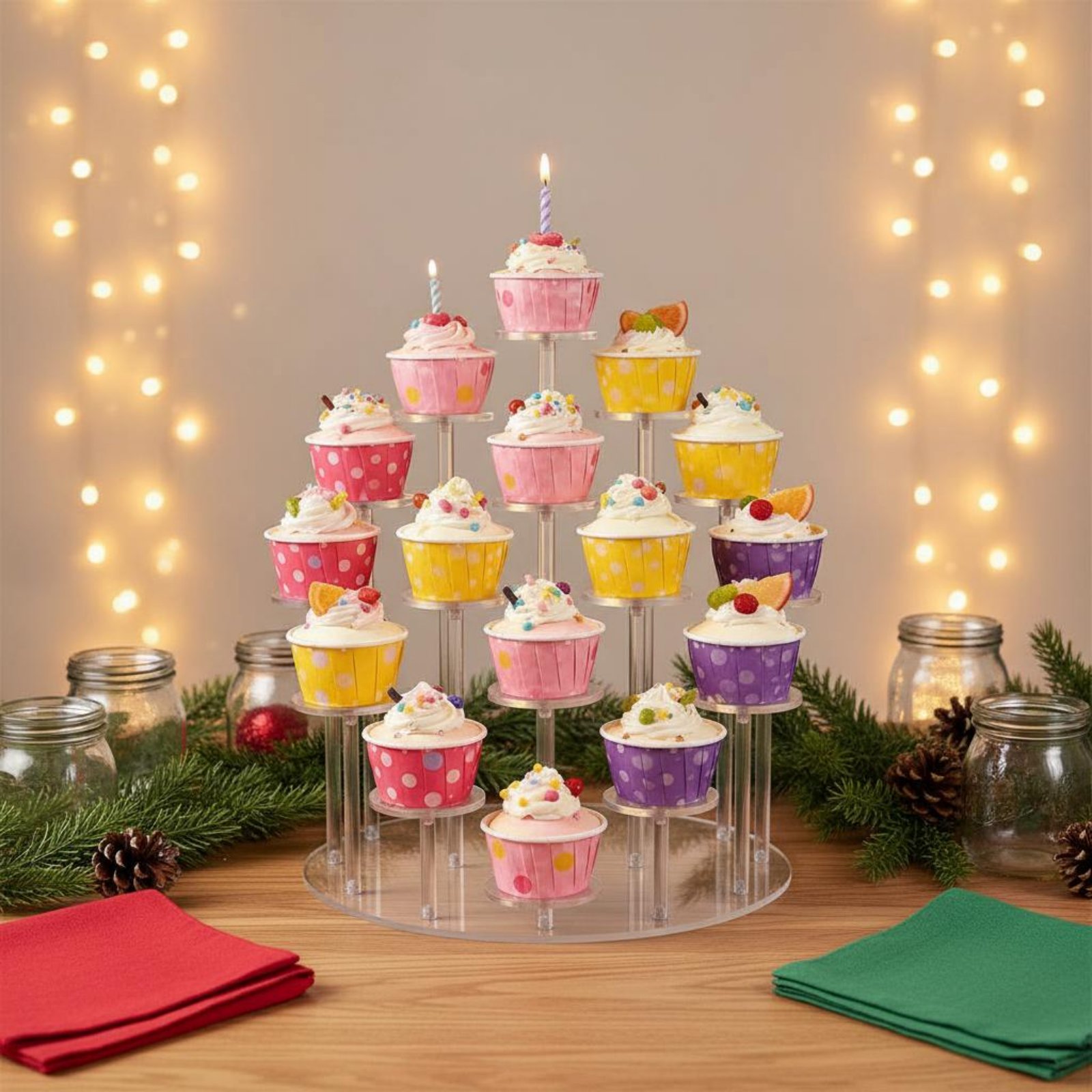 Acrylic Cupcake Stand Transpar - Cupcake Stand Tier recension och pris