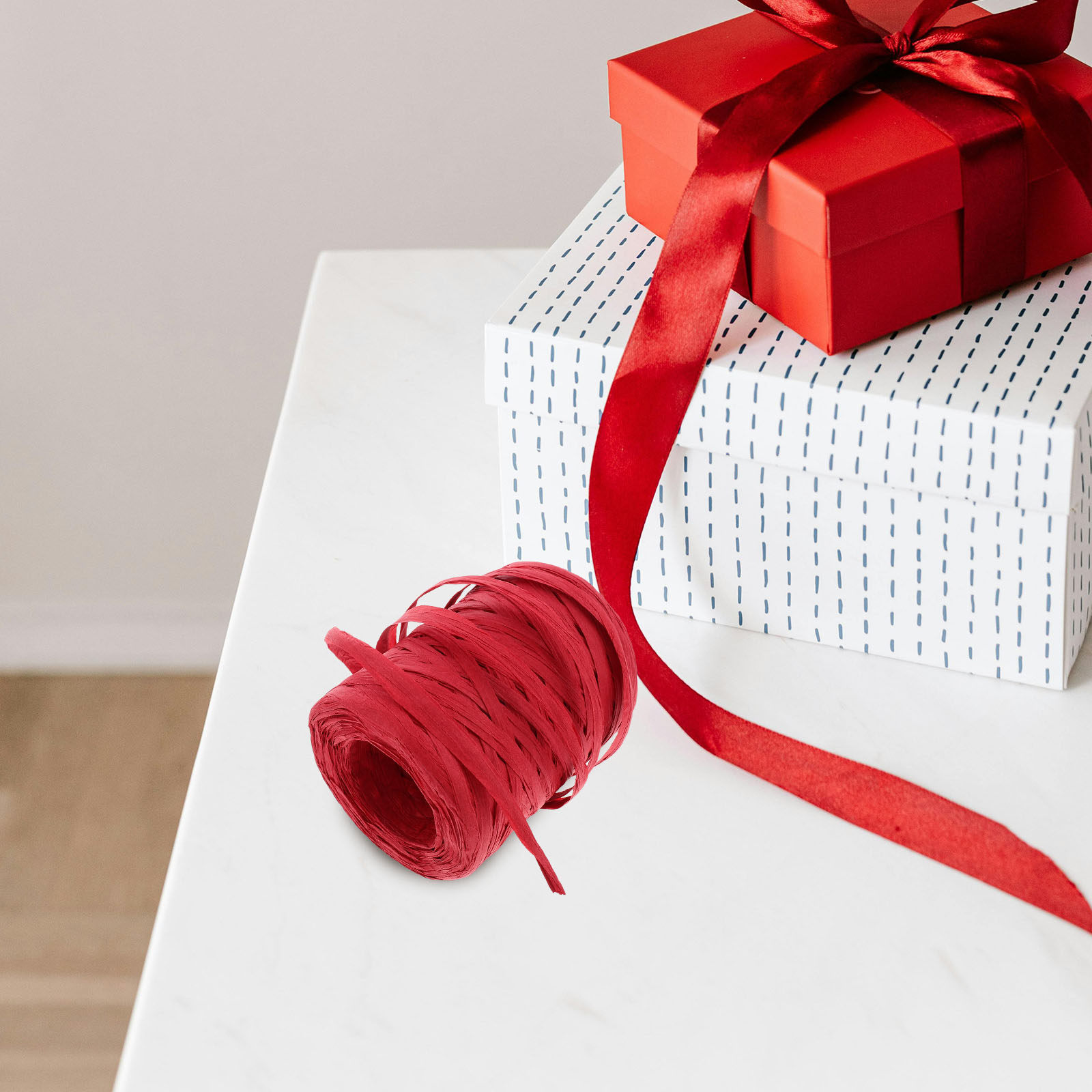 1 Roll Raffia Paper Twine 100M - Papercraft Supply Ribbon recension och pris