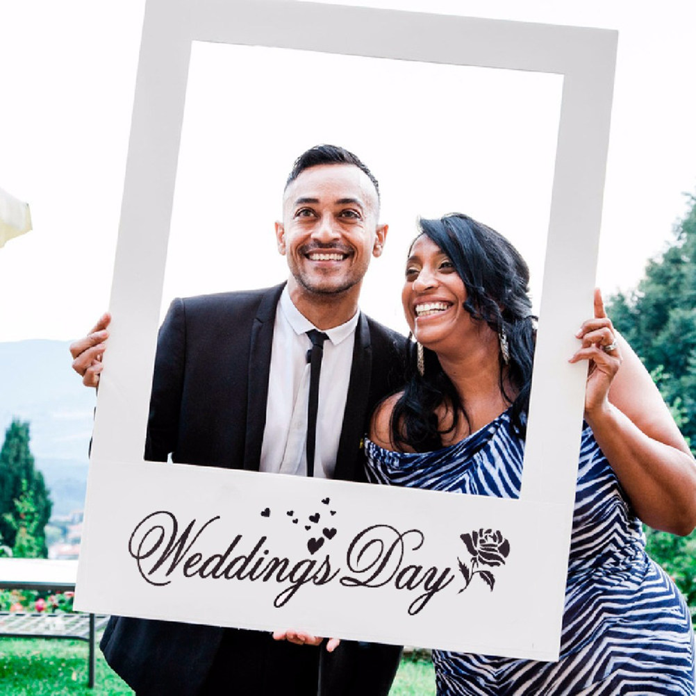 Wedding Day Photo Frame DIY Ph - Photo Booth Frame recension och pris