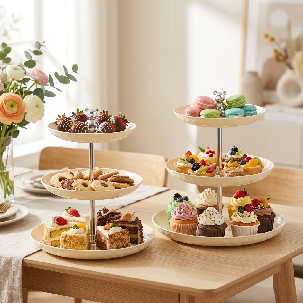 2/3 Tier Plastic Cupcake Stand - Cupcake Stand Tier recension och pris
