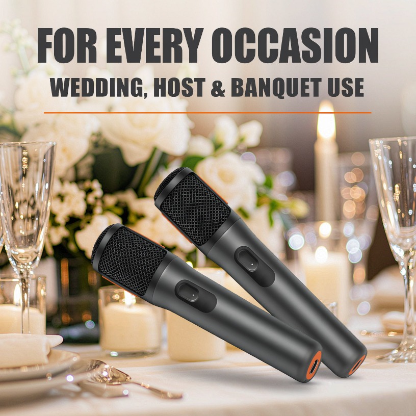Wireless Microphone Dual Handh - Event & Party Supply Photos recension och pris