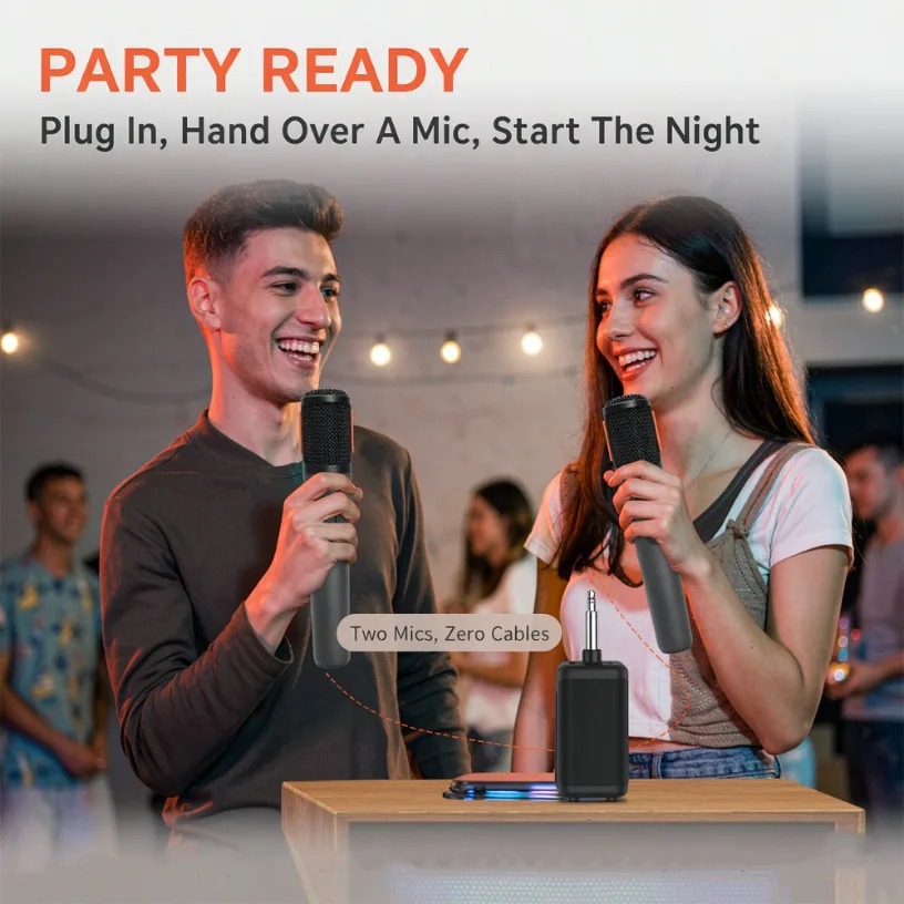 Wireless Microphone Dual Handh - Event & Party Supply Photos recension och pris