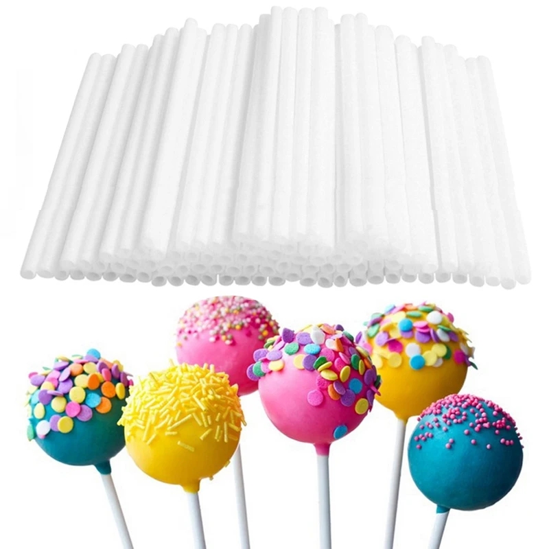 8/10/15cm Plastic Lollipop Sti - Cotton Candy Cone recension och pris