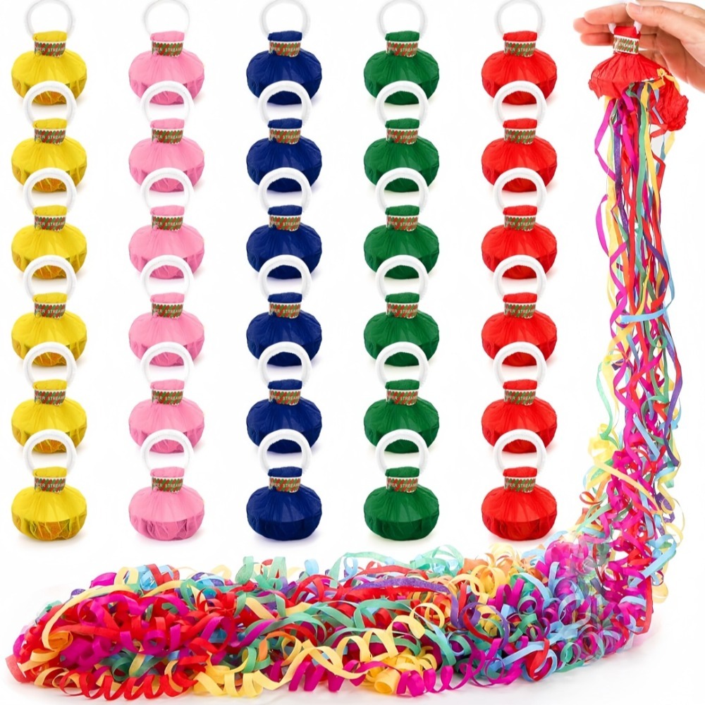 10pcs Hand Throwing Ribbon Pul - Confetti Cannon Tube recension och pris