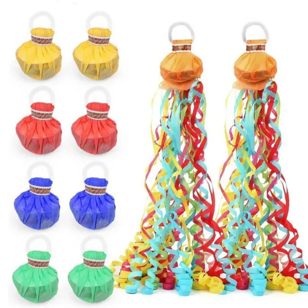 10pcs Hand Throwing Ribbon Pul - Confetti Cannon Tube recension och pris