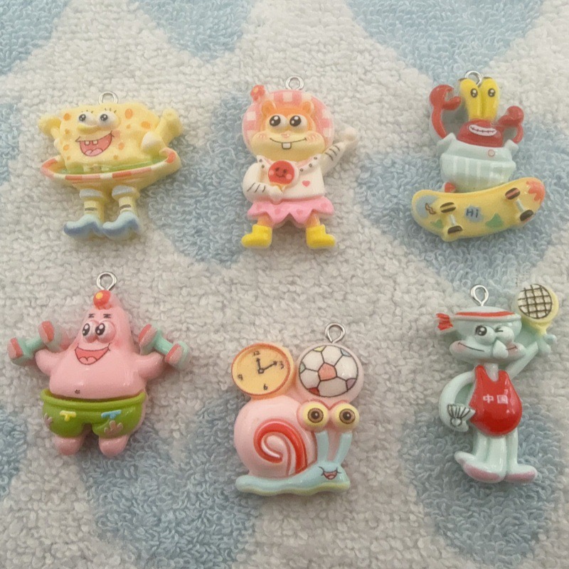 10pcs cartoon resin pendant, D - Event Party recension och pris