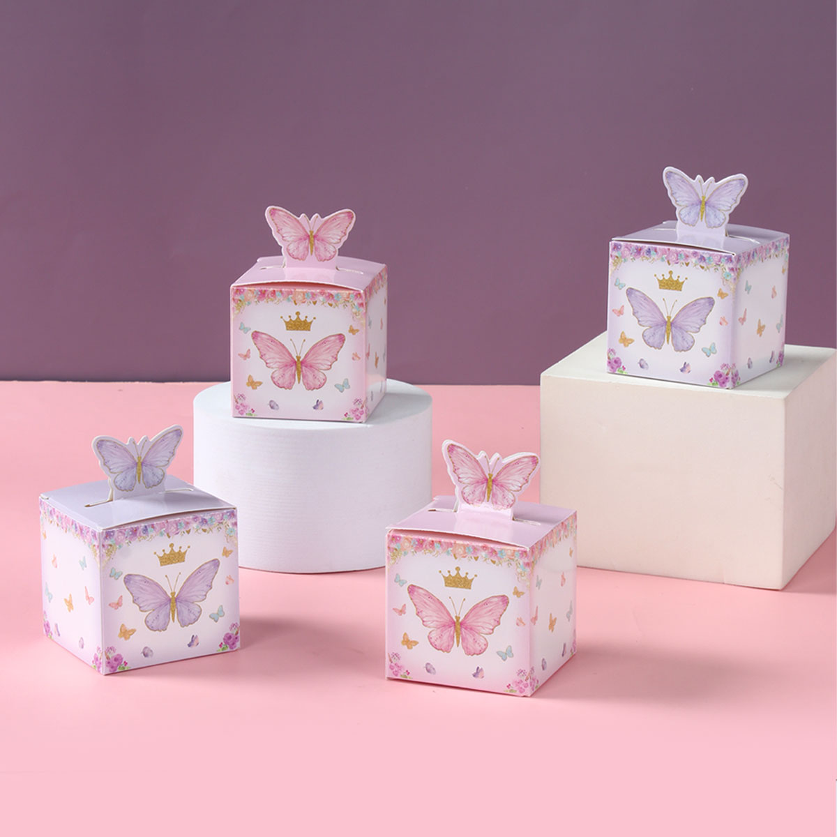24pcs Candy Gift Box Purple Pi - Event Party Box recension och pris