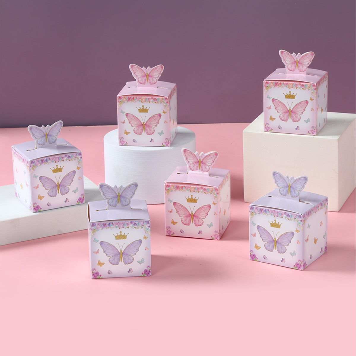24pcs Candy Gift Box Purple Pi - Event Party Box recension och pris