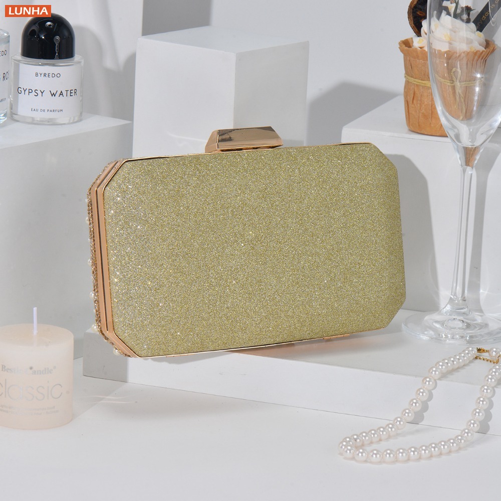 Women's Luxury Rhinestone Pear - Event Party Box recension och pris