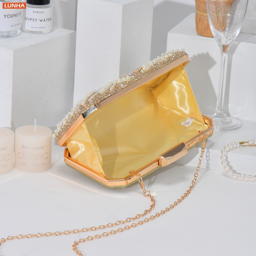 Women's Luxury Rhinestone Pear - Event Party Box recension och pris