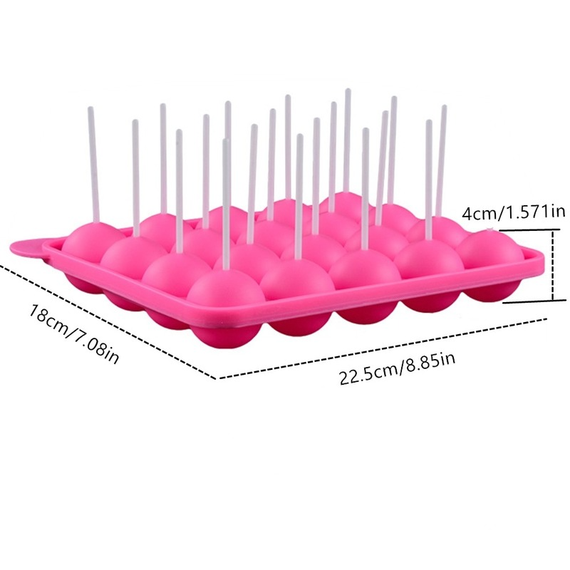 20 /12 Holes Lollipop Mold Cak - Cotton Candy Cone recension och pris